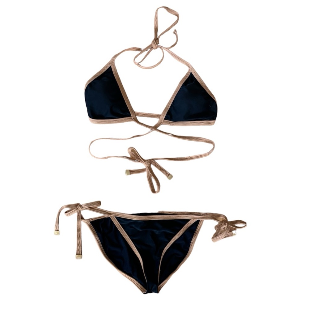 Vix By Paula Hermanny Wrap Top String Bikini Set,… - image 1
